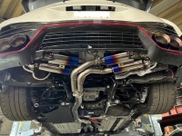 R35GT-R ニスモ RH9 φ90 フルチタンマフラーに交換！