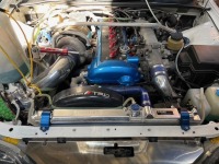 チェイサー JZX100 FLEXラジエター交換＆ツインオイルクーラー化！