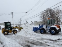 本日大雪のため開店時間変更のお知らせ！