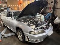 スカイライン 33GT-R エアコンコンプレッサー交換！