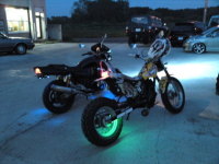 ネオン　電飾　バイク！