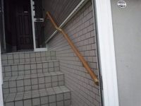 住宅の階段手摺取り付け！＆床張替え！