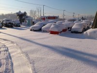 今日は　定休日！でも朝から除雪！