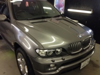 BMW　X5　ボディコーティング　半年に１度のメンテナンス！