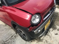 事故で壊れたハスラーを修理・板金塗装！ついでに車検取得！