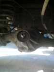トヨタ ランドクルーザープラド リヤデフオイル漏れ修理