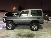 ランクル70 車両販売しました 足回りも交換してリフトアップ! 公認も取得!