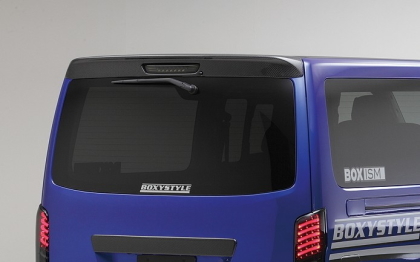NV350キャラバン BOXISM カーボンリアスポイラー｜トランポ（ハイエース他）内装設計・カスタム施工・製造販売「オグショー」｜do
