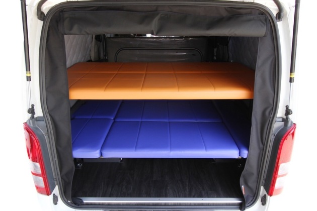 2段ベッドを機能的に使ってゆったり車中泊 トランポ ハイエース他 内装設計 カスタム施工 製造販売 オグショー Do Blog ドゥブログ