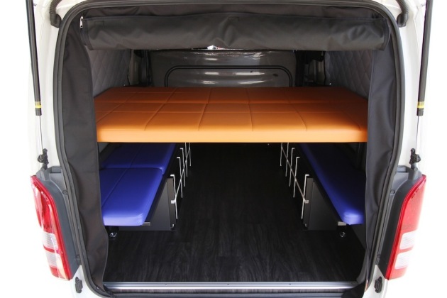 2段ベッドを機能的に使ってゆったり車中泊 トランポ ハイエース他 内装設計 カスタム施工 製造販売 オグショー Do Blog ドゥブログ