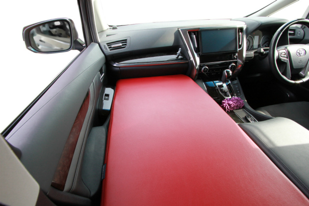 GLASSY アルファード ヴェルファイア30系 シートキックガード 運転席 助手席 セット ブラック - 1