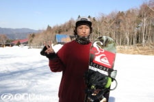 SnowBoard　SCLOVER：関功選手！