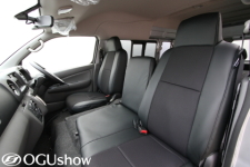 新型キャラバンNV350スーパーロングワイドボディ：ESシートカバー（フロント）