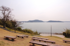 浜名湖サービスエリアからの眺め！舘山寺・浜名湖！