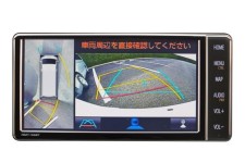 車両を上から見たような映像パノラミックビューモニターを採用