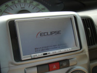 簡単操作のイクリプス製SDナビ。 : 中古車「タントXリミテッド」